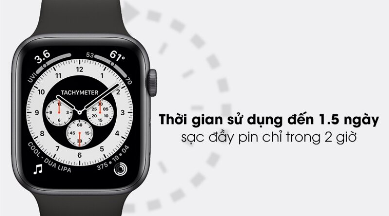 Đồng hồ thông minh Apple Watch SE LTE 40mm thời lượng pin
