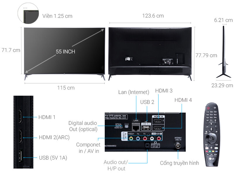 Smart Tivi LG 4K 55 inch 55UJ750T Smart Tivi LG 4K 55 inch 55UJ750T