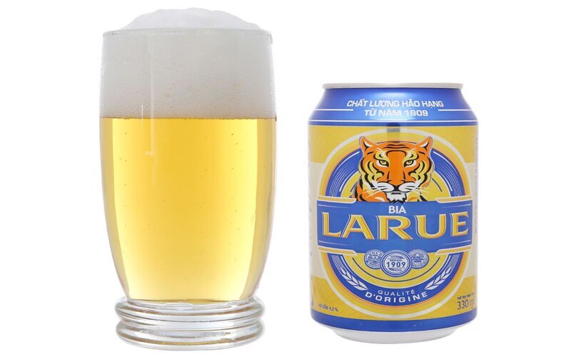 Bia Larue thùng 24 lon x 330ml (xanh dương)