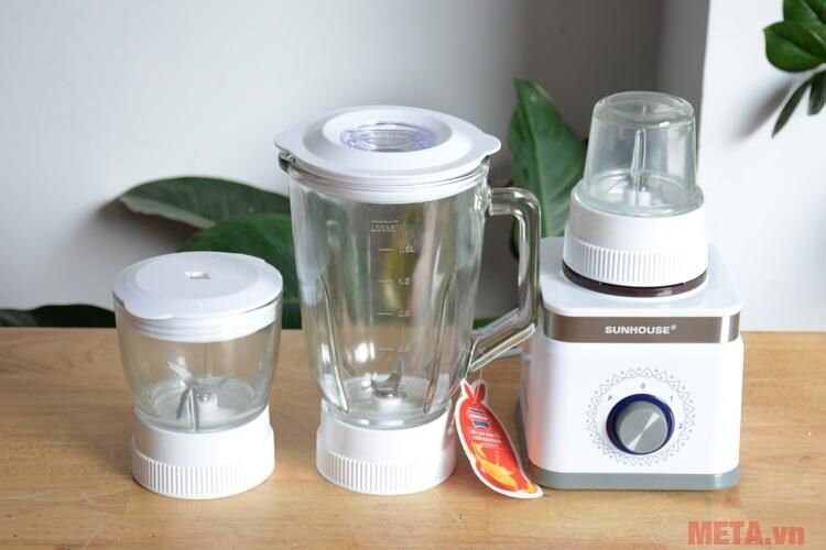 Máy xay sinh tố 3 cối Sunhouse SHD5582W