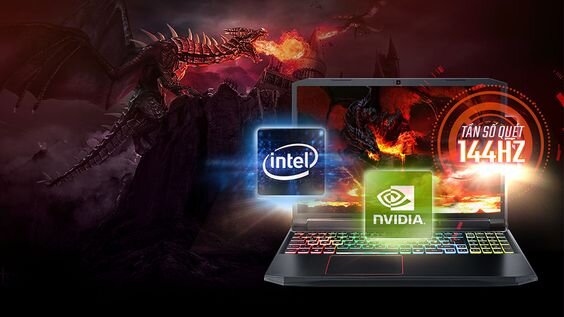 cấu hình Acer Nitro 5 AN515 55 77P9