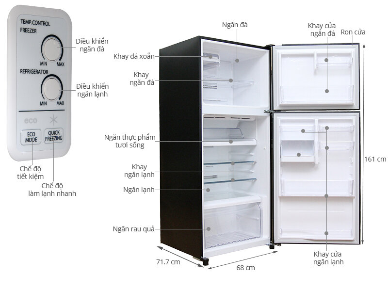 Tủ lạnh Toshiba GR-TG41VPDZ 359 lít Tủ lạnh Toshiba GR-TG41VPDZ 359 lít