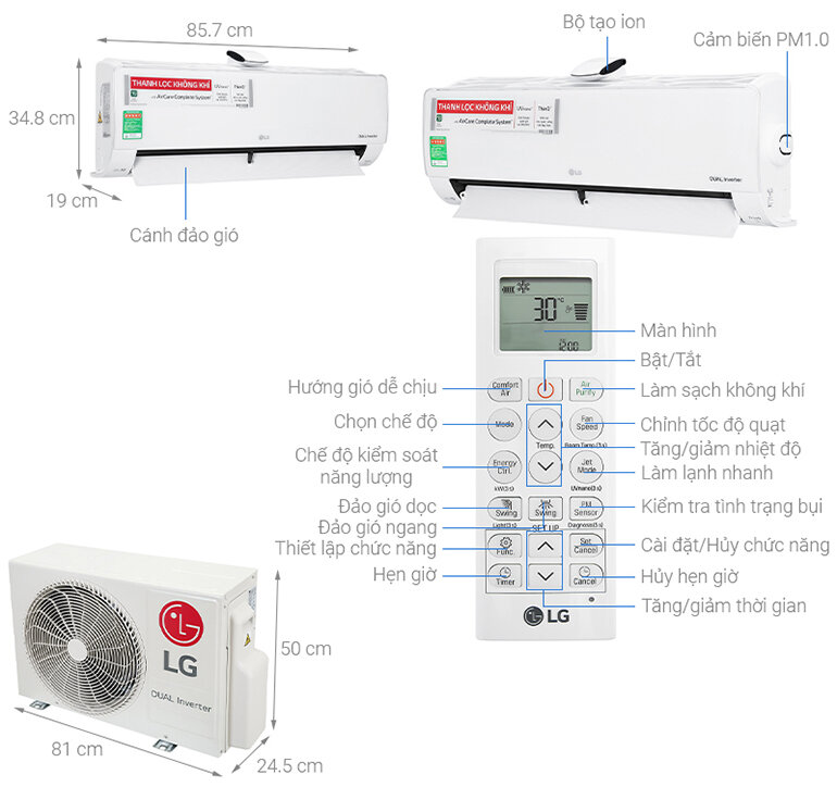 điều hòa LG V13APFUV