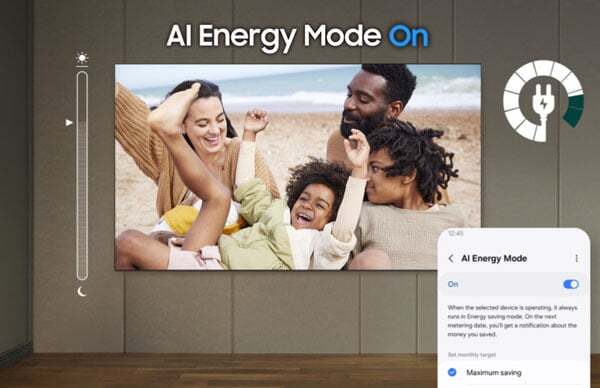 Chế độ AI Energy giúp tiết kiệm điện năng tối ưu hơn Chế độ AI Enegry giúp tiết kiệm điện năng tối ưu hơn