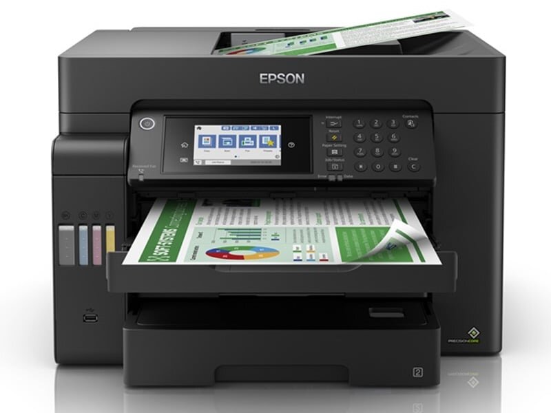 Máy in phun màu đa chức năng A3 Epson Ecotank L15150 được ứng dụng công nghệ in tiên tiến