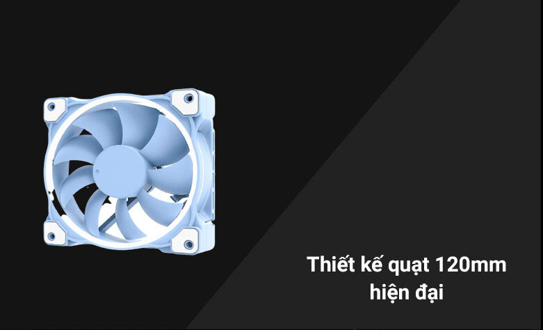 Quạt case ID-COOLING ZF-12025 (Xanh)| Thiết kế quạt hiện đại