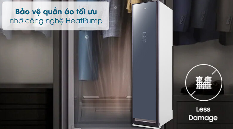 Tủ chăm sóc quần áo AirDresser Samsung - HeatPump