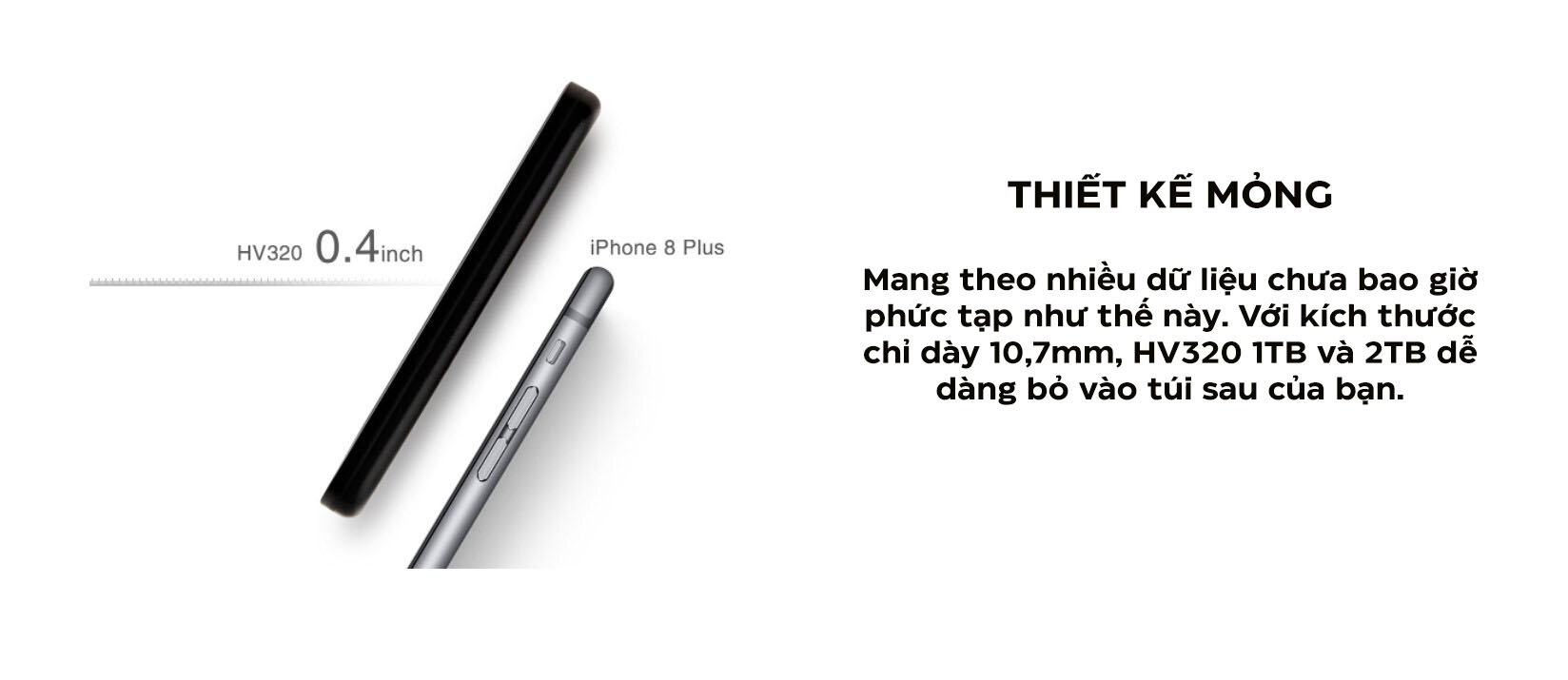 Ổ cứng di động Adata HV320 1TB màu trắng (AHV320-1TU31-CBK)