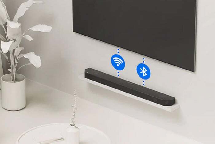 Kết nối không dây wifi, bluetooth Loa thanh Samsung HW-Q700D/XV