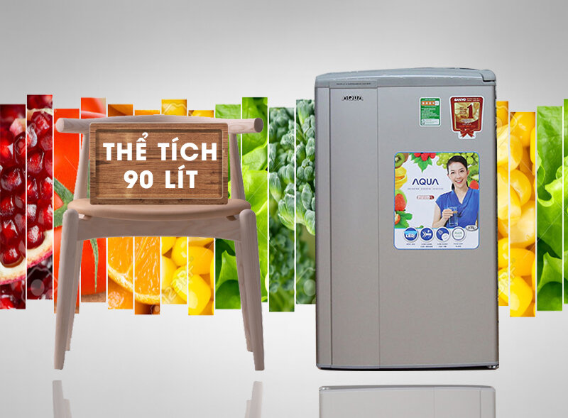 Tủ lạnh Aqua 90 lít AQR-95AR Tủ lạnh Aqua 90 lít AQR-95AR