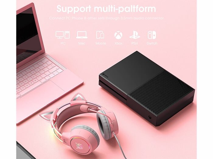 Tai nghe Onikuma X15 Pro Pink