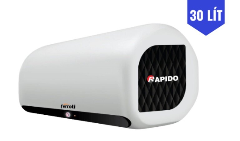 bình nóng lạnh Ferroli Rapido HE 30L ngang