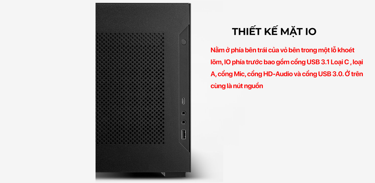Vỏ Case LIAN-LI A4 H2O Black (Mini Tower/Màu Đen/Kèm sẵn PCIE 4.0)