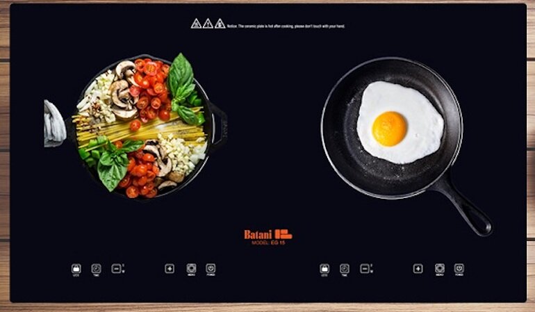 Bếp từ âm 2 vùng nấu Batani EG-15A