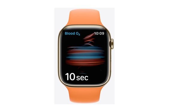 SpO2 Apple Watch Series 7 GPS + Cellular 41mm viền thép dây thép