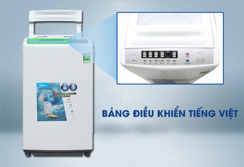 Máy giặt Midea 7.5 kg MAM-7502 Máy giặt Midea 7.5 kg MAM-7502