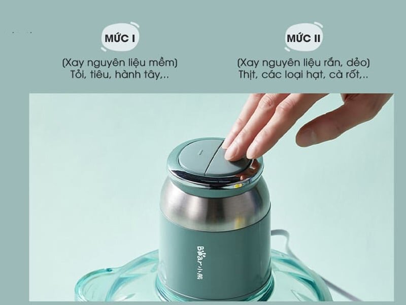 Máy có 2 mức xay khác nhau