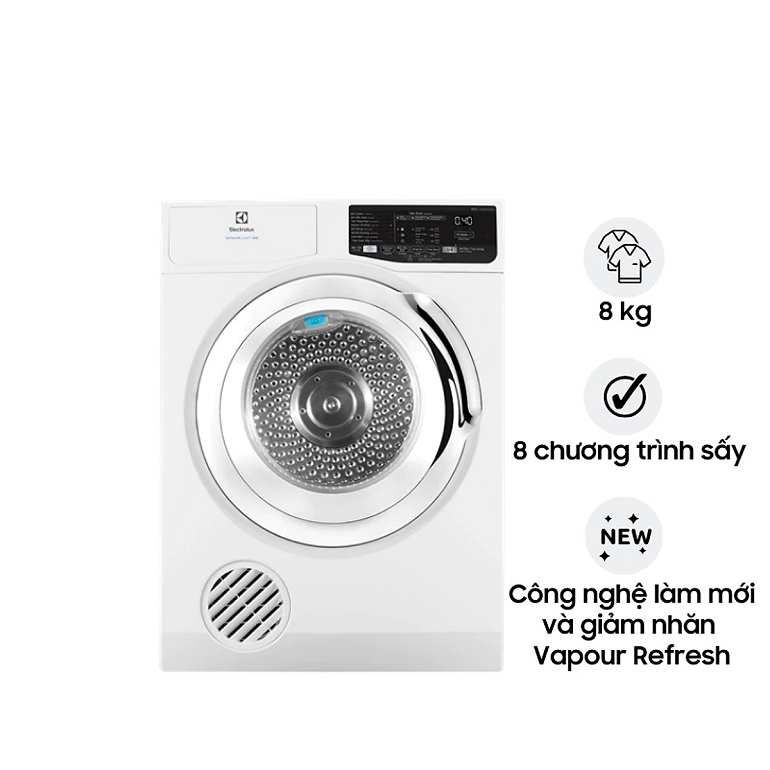 Máy sấy Electrolux EDV805KQWA - 8kg