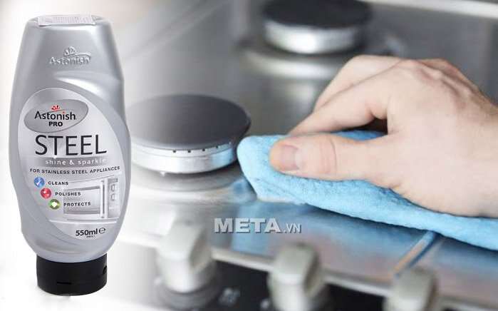 Chất tẩy rửa kim loại Astonish Pro Steel 550ml - C1086