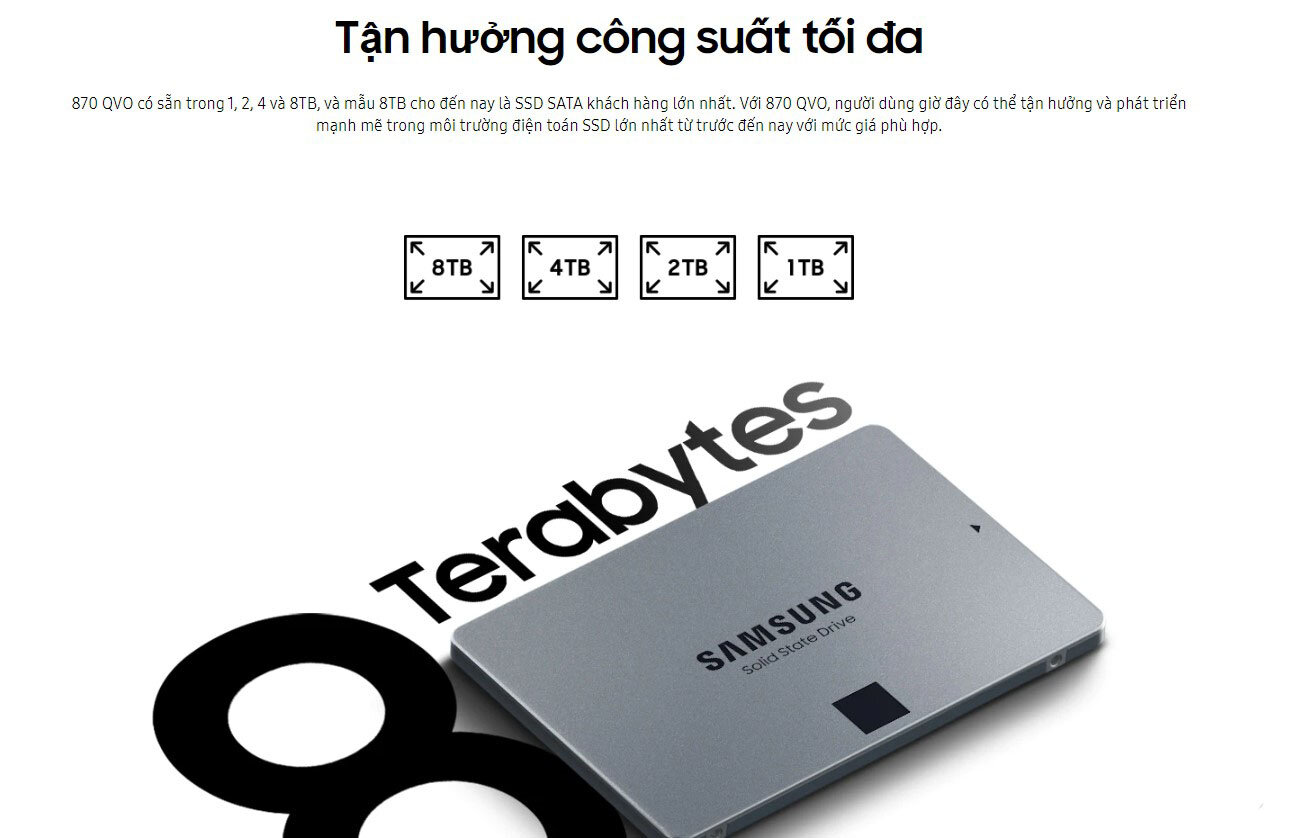 Ổ cứng SSD Samsung 870 QVO