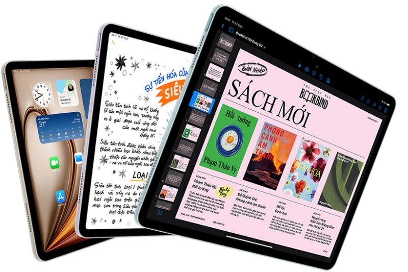 Máy tính bảng iPad Air 6 M2 11 inch 5G 128GB  màn hình