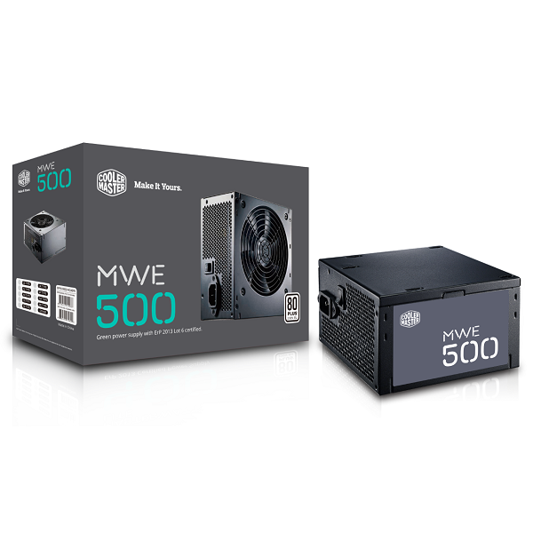 Nguồn Cooler Master MWE 500W - 80 Plus white