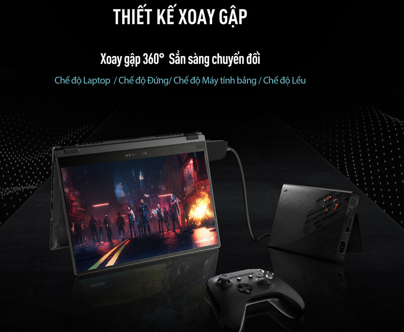 Laptop Asus Gaming ROG Flow X13 GV301QC-K6052T