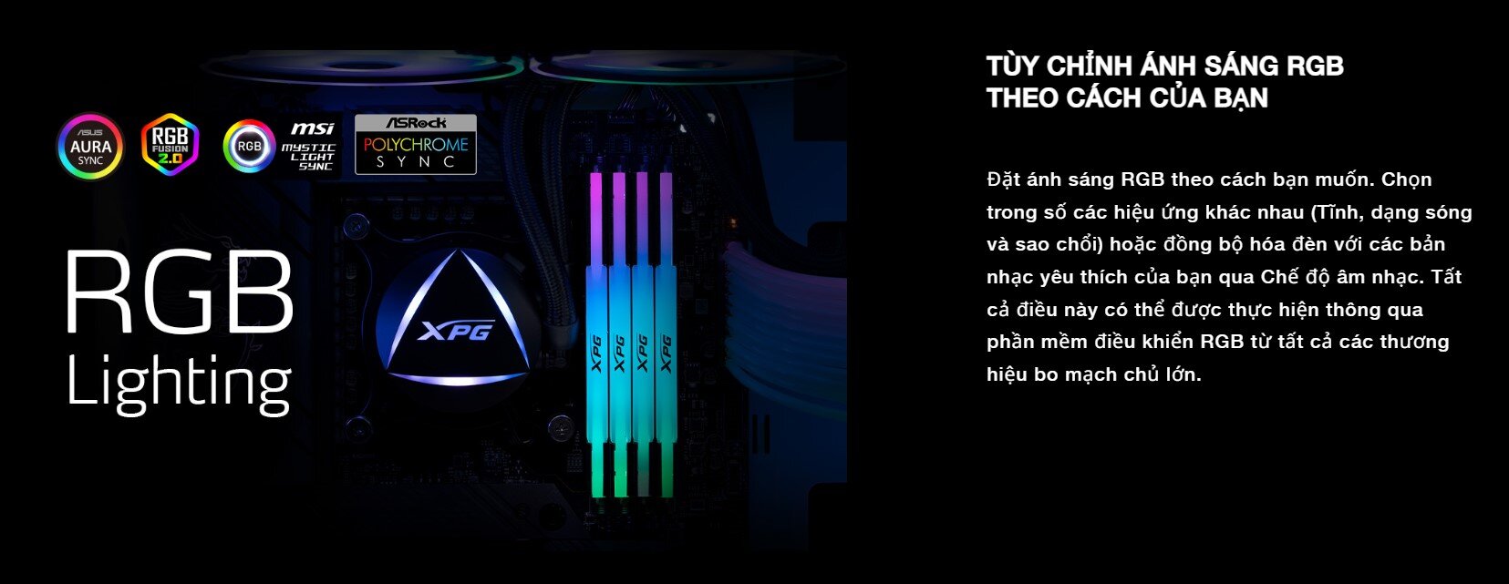 Ram Desktop Adata RGB