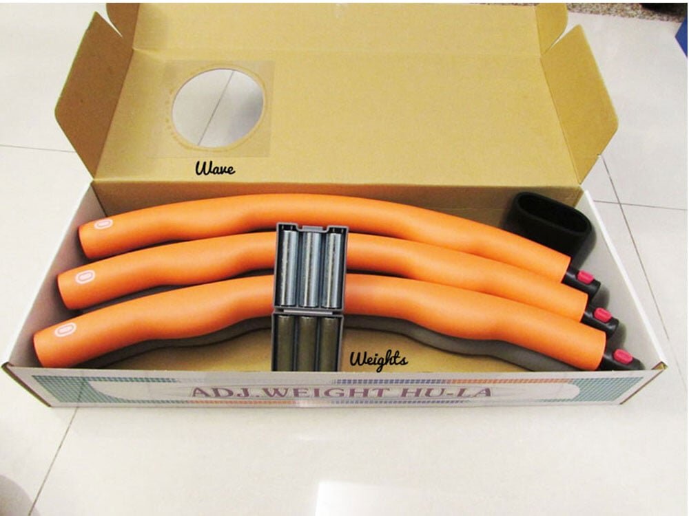 6 đoạn dễ tháo rời Vòng lắc eo thông minh