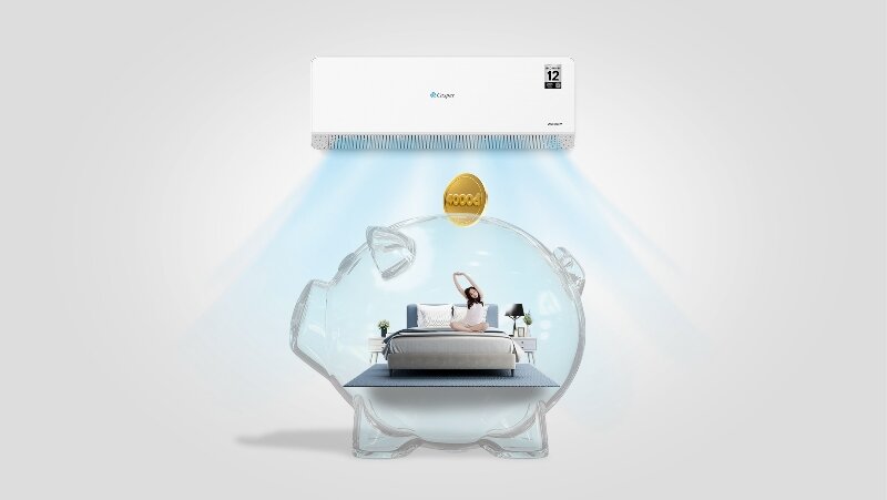 Điều hòa Casper Inverter 9000 BTU 1 chiều QC-09IS36 tiết kiệm điện