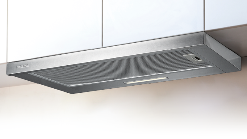 Máy hút mùi Malloca MH 90SMC được thiết kế tinh tế để lắp đặt âm tủ