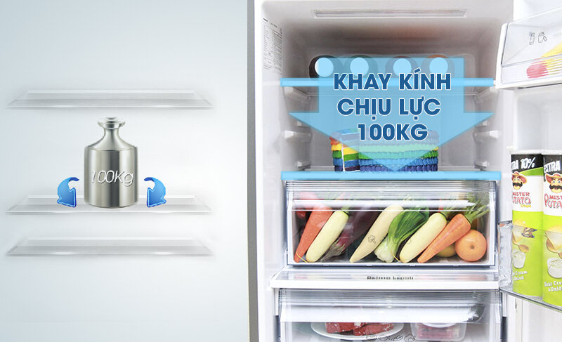 Tủ lạnh Panasonic 255 lít NR-BV288XSVN Tủ lạnh Panasonic 255 lít NR-BV288XSVN