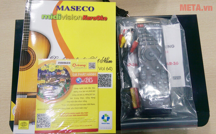 Đầu karaoke 5 số Arirang DVD AR-36 (không kèm micro)