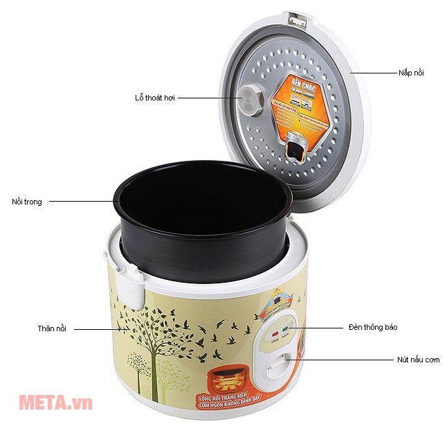 Nồi cơm điện Supor Comfort 1.8l SRC751