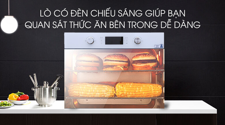 Lò nướng kết hợp âm Malloca MW-944TA 44 lít