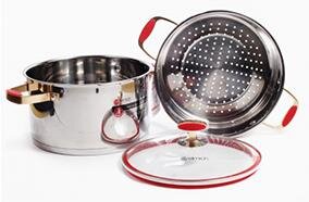 Nồi hấp từ đa năng Inox 304 Red Velvet 24cm 2355585