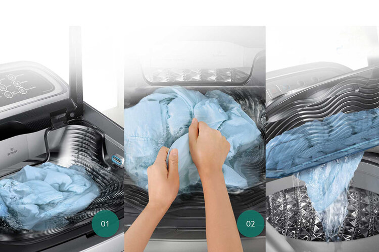 Máy Giặt Cửa Trên SamSung WA85J5711SG (8.5kg) - Xám