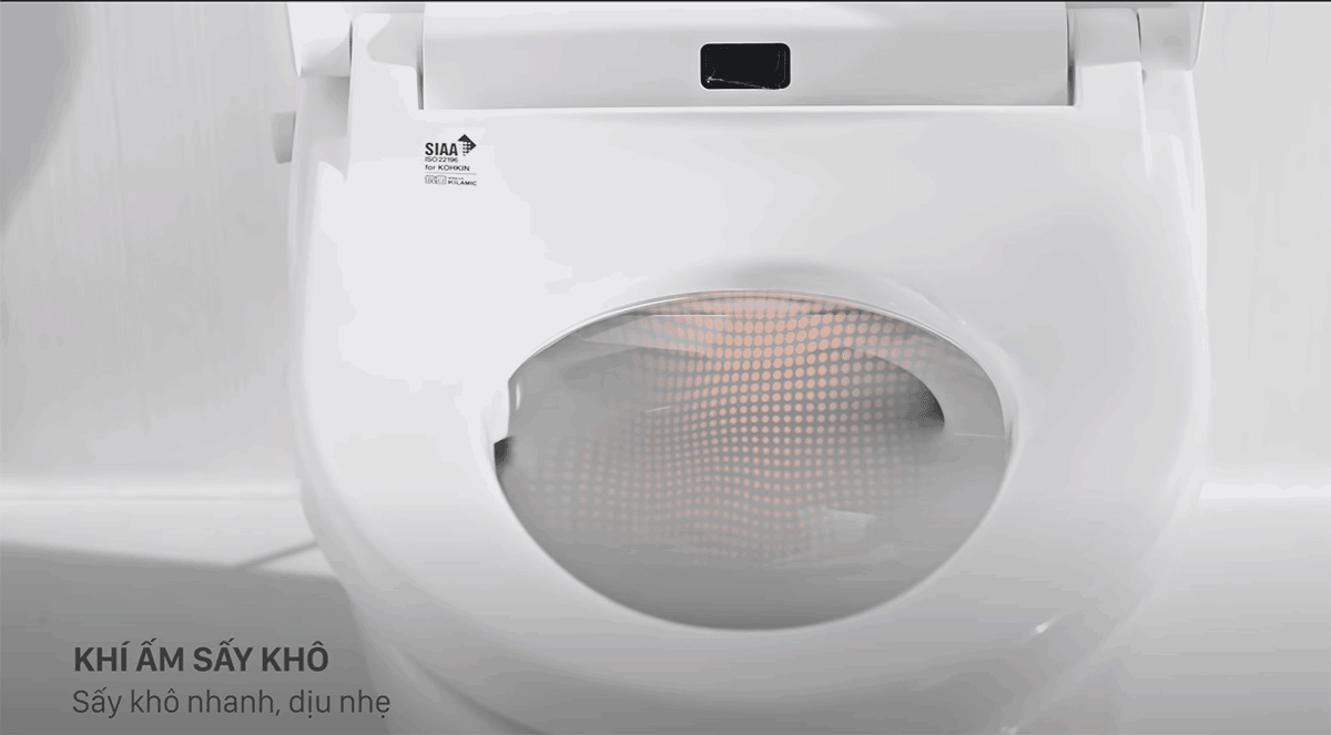 Nắp rửa điện tử INAX thông minh CW-KA22AVN khí ấm sấy khô