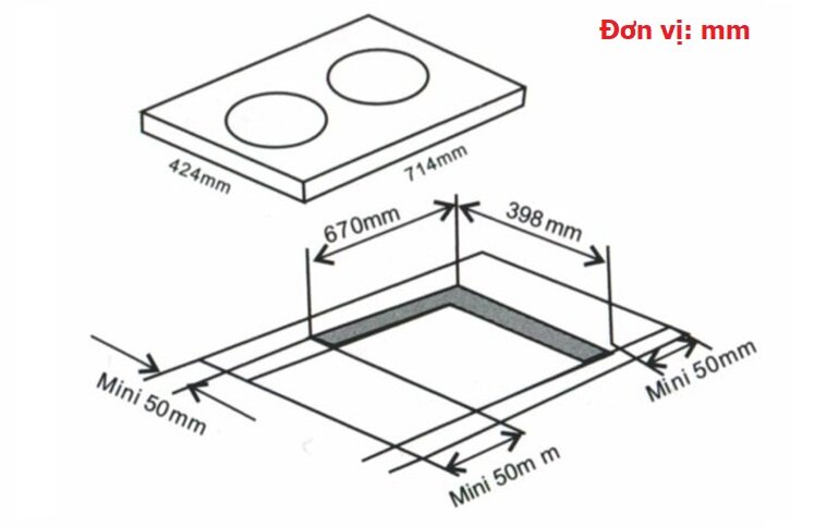 Bếp từ đôi Arber AB-375