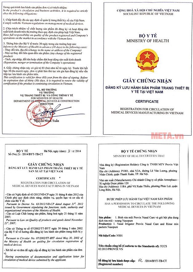 Bình rửa mũi cho bé Nasal Rinse