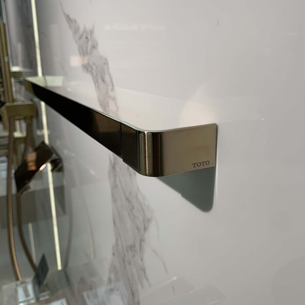 Thanh vắt khăn G tròn TOTO YT902S6V#BBR vàng mờ