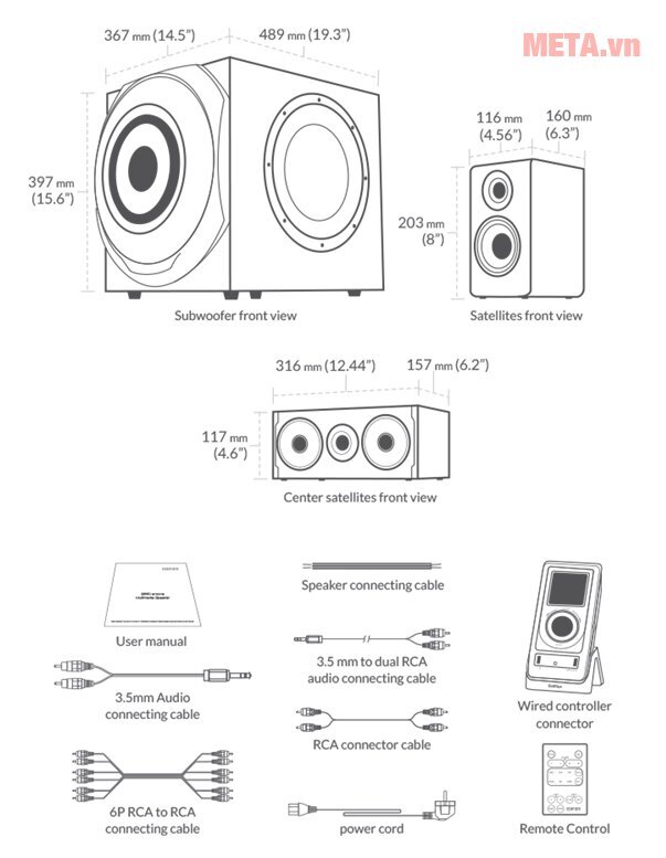 Loa 5.1 Edifier S550 Encore