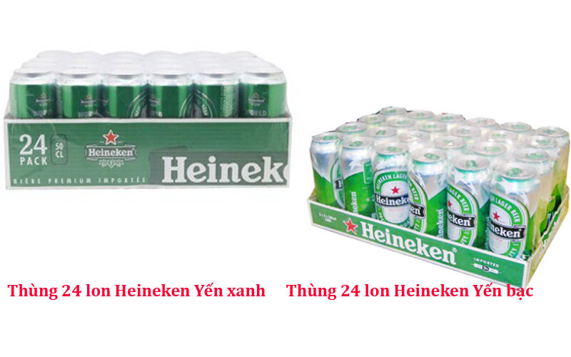 Bia Heineken Yến 5% Thùng 24 lon 250ml