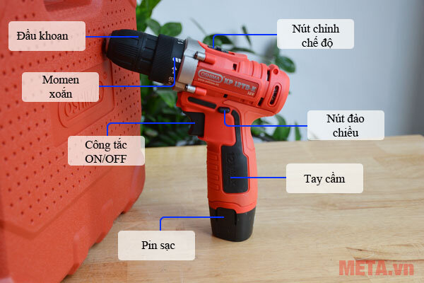 Máy khoan pin Oshima KP12 TD-K