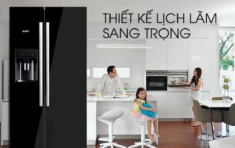 Tủ lạnh Kaff 573 lít KF-BCD600GLASS