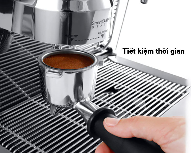 Máy pha cà phê Delonghi EC9335.M | được cài đặt sẵn 3 công thức pha nên tiết kiệm được thời gian chờ đợi