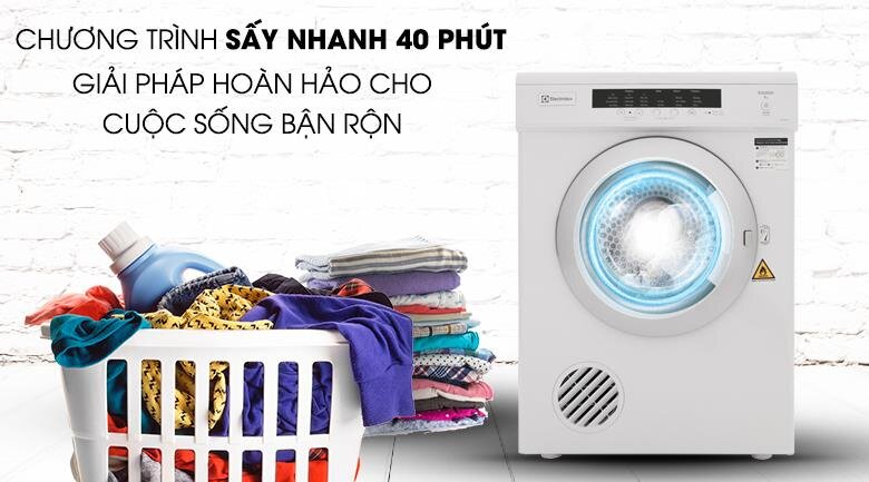 Máy Sấy Quần áo 8Kg Electrolux EDV8052