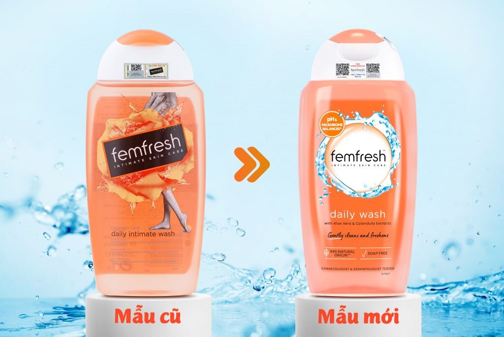 Dung Dịch vệ sinh phụ nữ cao cấp hàng ngày Femfresh Daily Wash 250ml