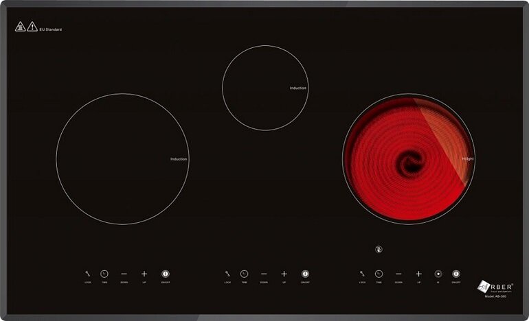 bếp từ 3 vùng nấu arber ab-221s