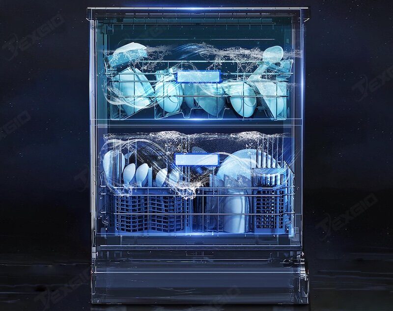 Máy rửa bát độc lập Texgio TGFPCM795B được tích hợp sáu chương trình rửa tiện dụng